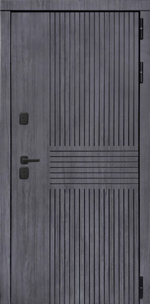 Входная дверь ДвериПРО Берген Фл-608 винорит Белый DPRO222320 внешняя сторона