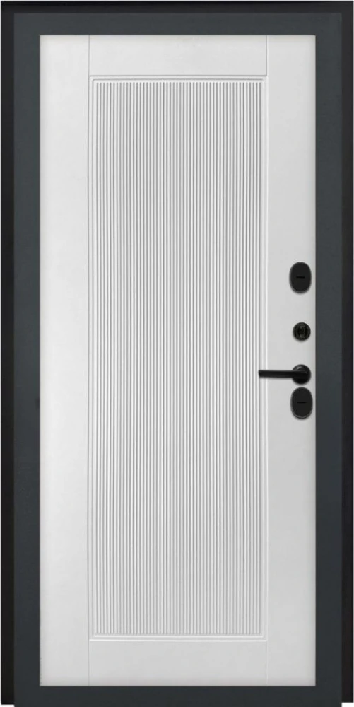 Входная дверь ДвериПРО Росна ПВХ 10мм Астрод веллуто бьянко DPRO226484 внутренняя сторона