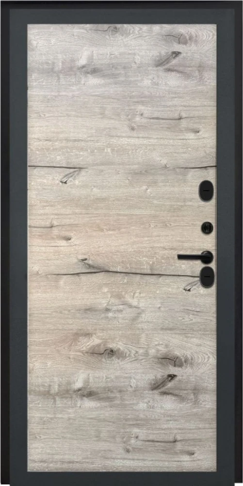 Входная дверь ДвериПРО Модель Л-48 Без фрезеровки Дуб пацифик горизонт DPRO226467 внутренняя сторона