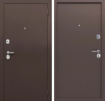 Дверь MXD Союз 70мм Антик Медь металл / металл