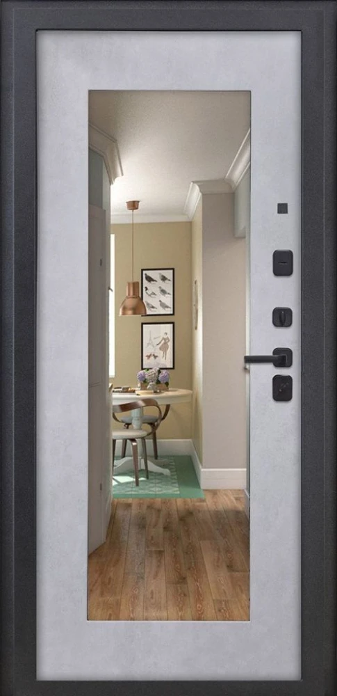 Входная дверь ДвериПРО Л-3б ФЛЗ-603 Бетон снежный DPRO226402 внутренняя сторона