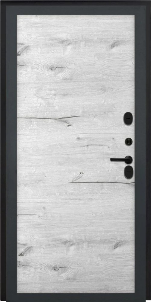 Входная дверь ДвериПРО Модель Л-48 Без фрезеровки Дуб арктик горизонт DPRO226449 внутренняя сторона