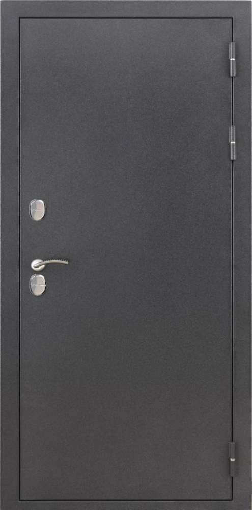 Входная дверь ДвериПРО Термо серебро Гладкая Белый матовый DPRO227900 внешняя сторона